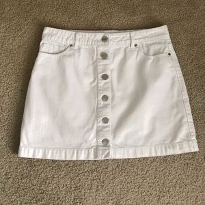 White Forever 21 Mini Skirt